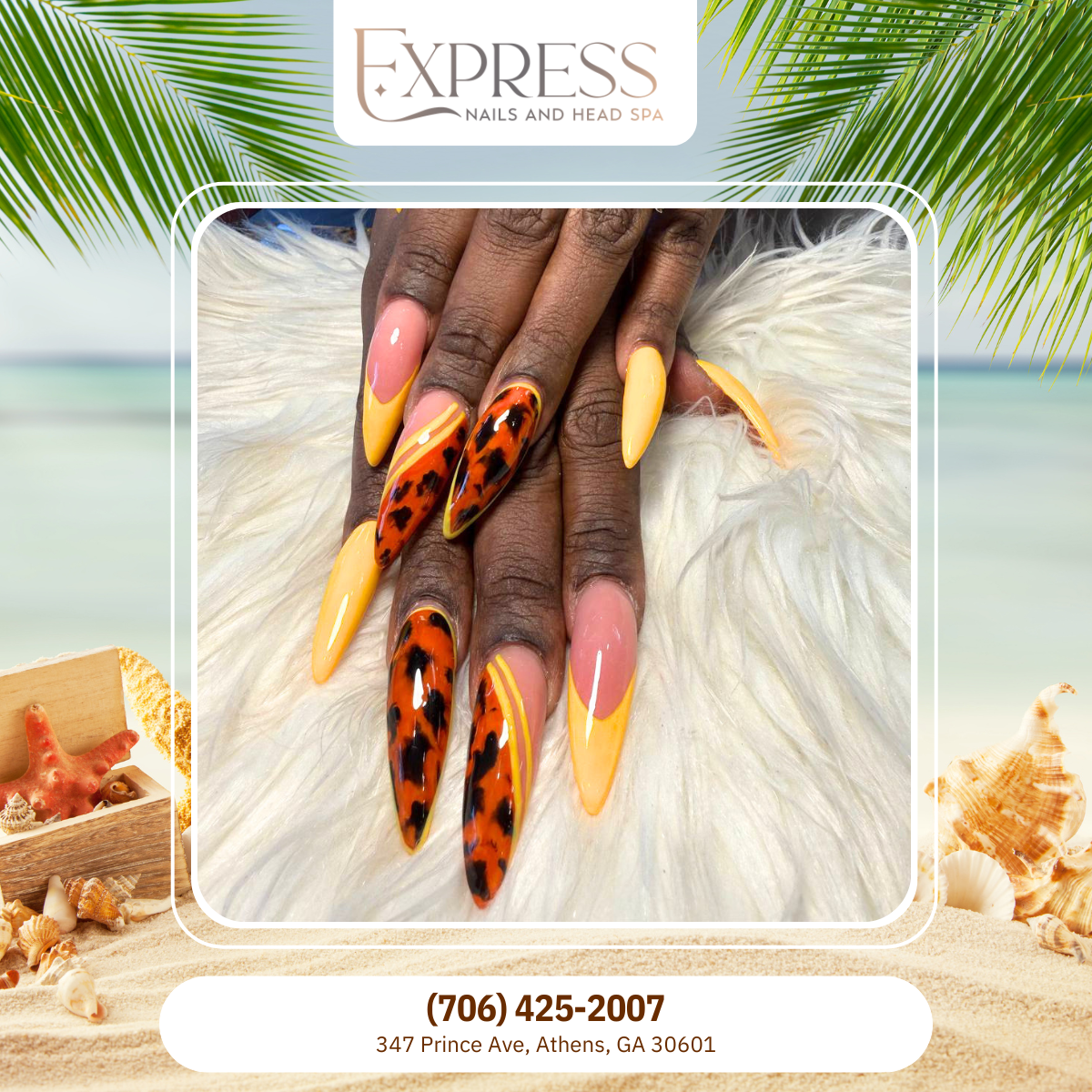 Express Nails And Head Spa logo